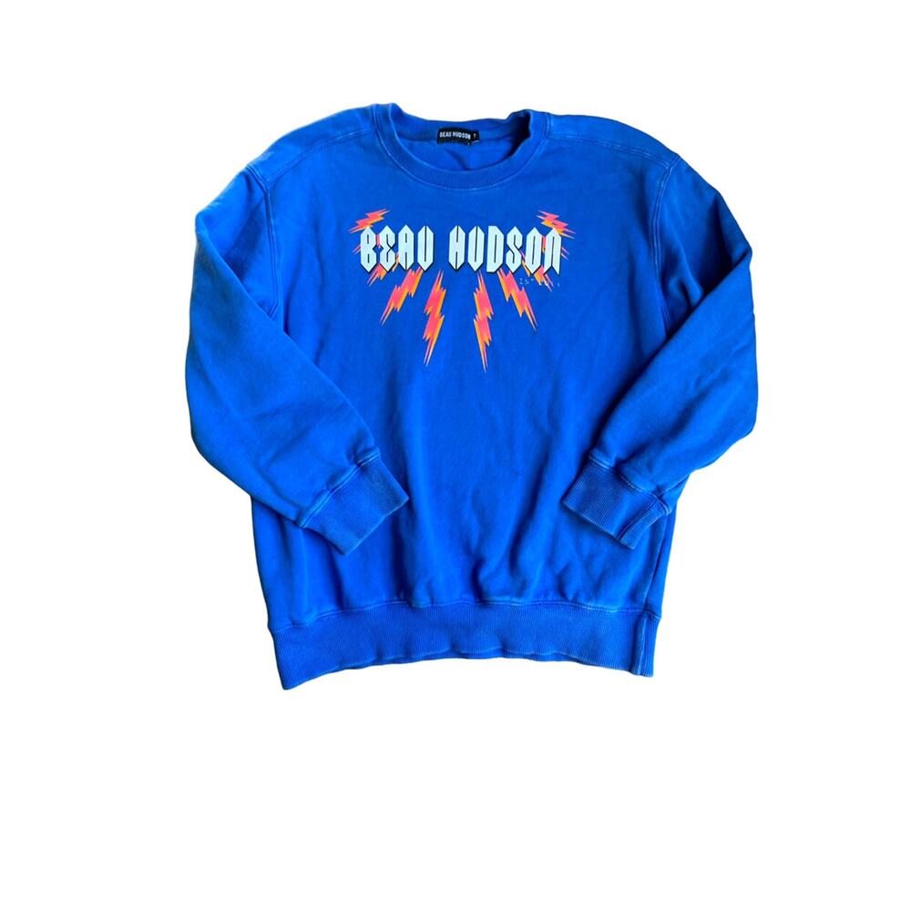 Beau Hudson 🔥 Crewneck Flame Pullover (7)